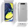 Anti Shock Hülle für Samsung Galaxy A80 Schutzhülle mit verstärkten Ecken Transparent Case