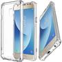 Anti Shock Hülle für Samsung Galaxy J7 2017 Schutzhülle mit verstärkten Ecken Transparent Case