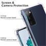 Anti Shock Hülle für Samsung Galaxy S20 FE Schutzhülle mit verstärkten Ecken Transparent Case