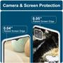 Handy Case für Samsung Galaxy A22 5G Hülle Motiv Marmor Schutzhülle Slim Cover