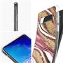 Handy Case für Samsung Galaxy S10 Plus Hülle Motiv Marmor Schutzhülle Slim Cover