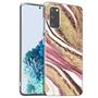 Handy Case für Samsung Galaxy S20 Hülle Motiv Marmor Schutzhülle Slim Cover