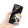 Handy Case für Samsung Galaxy S21 FE Hülle Motiv Marmor Schutzhülle Slim Cover