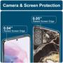 Handy Case für Samsung Galaxy S21 FE Hülle Motiv Marmor Schutzhülle Slim Cover