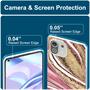 Handy Case für Xiaomi Mi 11 Lite 4G/5G Hülle Motiv Marmor Schutzhülle Slim Cover