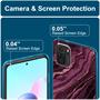 Handy Case für Xiaomi Redmi Note 10 / 10s Hülle Motiv Marmor Schutzhülle Slim Cover