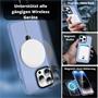 Hybrid Luxury Case für iPhone 13 Pro Max Hülle Magnetring kompatibel mit MagSafe