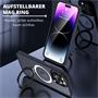 Hybrid Luxury Case für iPhone 15 Plus Hülle Magnetring kompatibel mit MagSafe