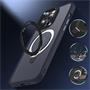 Hybrid Luxury Case für iPhone 15 Plus Hülle Magnetring kompatibel mit MagSafe
