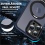 Hybrid Luxury Case für iPhone 15 Plus Hülle Magnetring kompatibel mit MagSafe