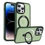 Hybrid Luxury Case für iPhone 15 Pro Hülle Magnetring kompatibel mit MagSafe