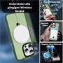 Hybrid Luxury Case für iPhone 15 Pro Hülle Magnetring kompatibel mit MagSafe