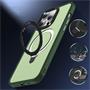 Hybrid Luxury Case für iPhone 15 Pro Hülle Magnetring kompatibel mit MagSafe
