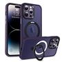 Hybrid Luxury Case für iPhone 15 Pro Max Hülle Magnetring kompatibel mit MagSafe