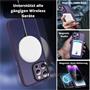 Hybrid Luxury Case für iPhone 15 Pro Max Hülle Magnetring kompatibel mit MagSafe