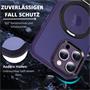 Hybrid Luxury Case für iPhone 15 Pro Max Hülle Magnetring kompatibel mit MagSafe