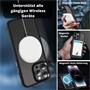 Hybrid Luxury Case für iPhone 15 Pro Hülle Magnetring kompatibel mit MagSafe