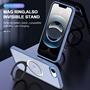 Hybrid Luxury Case für iPhone 16e Hülle Magnetring kompatibel mit MagSafe