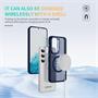 Hybrid Luxury Case für Samsung Galaxy S24+ Hülle Magnetring kompatibel mit MagSafe