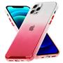 Farbverlauf Hülle für iPhone 11 Pro Max Schutzhülle Handy Case mit Kantenschutz