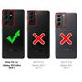 Farbverlauf Hülle für Samsung Galaxy S21 Ultra Schutzhülle Handy Case mit Kantenschutz