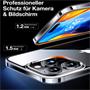 Schutzhülle für Apple iPhone 15 Pro Max Hülle Transparent Slim Cover Clear Case