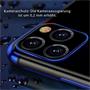 TPU Hülle für Apple iPhone 11 Pro Case Silikon Cover Transparent mit Farbrand Handyhülle