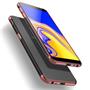 TPU Hülle für Samsung Galaxy J7 2017 Case Silikon Cover Transparent mit Farbrand Handyhülle