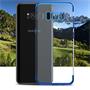 TPU Hülle für Samsung Galaxy S8 Plus Case Silikon Cover Transparent mit Farbrand Handyhülle