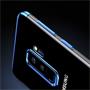 TPU Hülle für Samsung Galaxy S9 Case Silikon Cover Transparent mit Farbrand Handyhülle