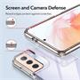 Schutzhülle für Samsung Galaxy S21 FE Hülle Transparent Slim Cover Clear Case