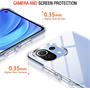 Schutzhülle für Xiaomi Mi 11 Lite Hülle 4G / 5G Transparent Slim Cover Clear Case