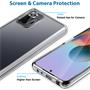 Schutzhülle für Xiaomi Redmi Note 10 Pro Hülle Transparent Slim Cover Clear Case