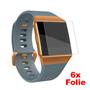 6x Schutzfolie für Fitbit Ionic Panzerfolie [Flexible TPU] HD Klar Displayfolie