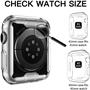Silikon Hülle für Apple Watch 9 / 8 / 7 - 41mm Schutzhülle TPU Abdeckung Displayschutz